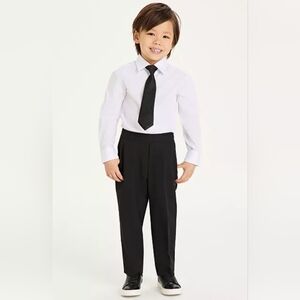 Kenneth Cole Reaction Little Boys Shirt Pant, and Tie 3 Piece Set
